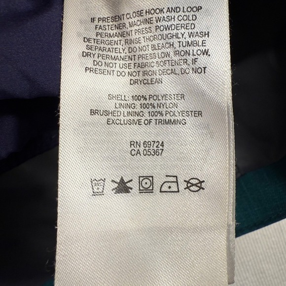 Columbia Interchange Jacket Teal Blue Hooded Faux Fur Lined Women's Size S - Picture 8 of 16